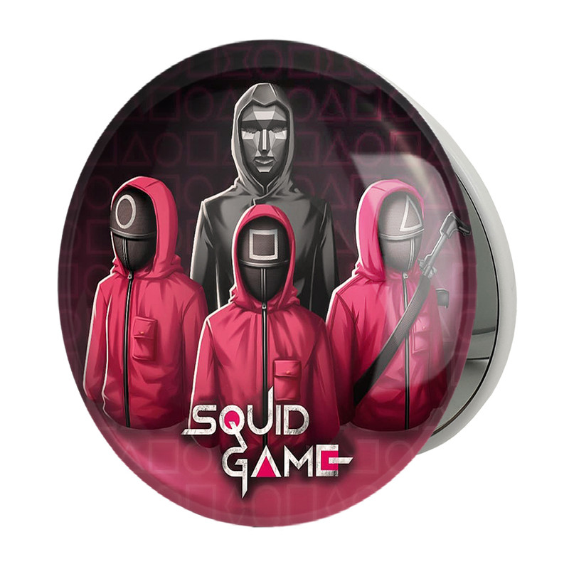 آینه جیبی خندالو طرح بازی مرکب Squid Game مدل تاشو کد 10805
