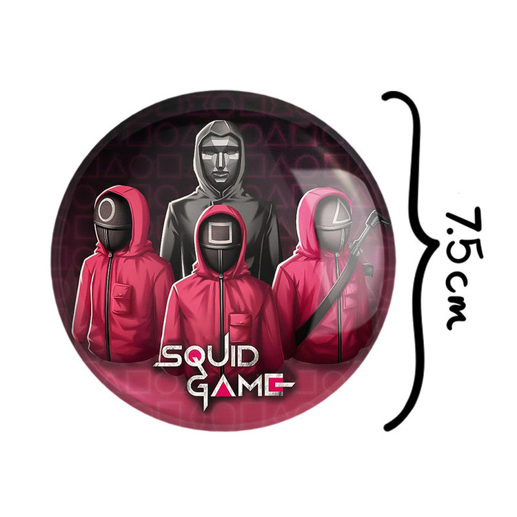 آینه جیبی خندالو طرح بازی مرکب Squid Game مدل تاشو کد 10805