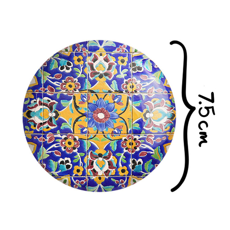 آینه جیبی خندالو مدل کاشی کد 2160