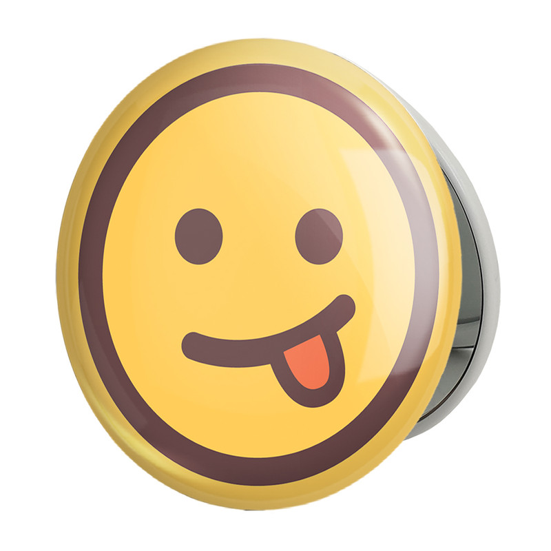 آینه جیبی خندالو طرح ایموجی Emoji مدل تاشو کد 5381