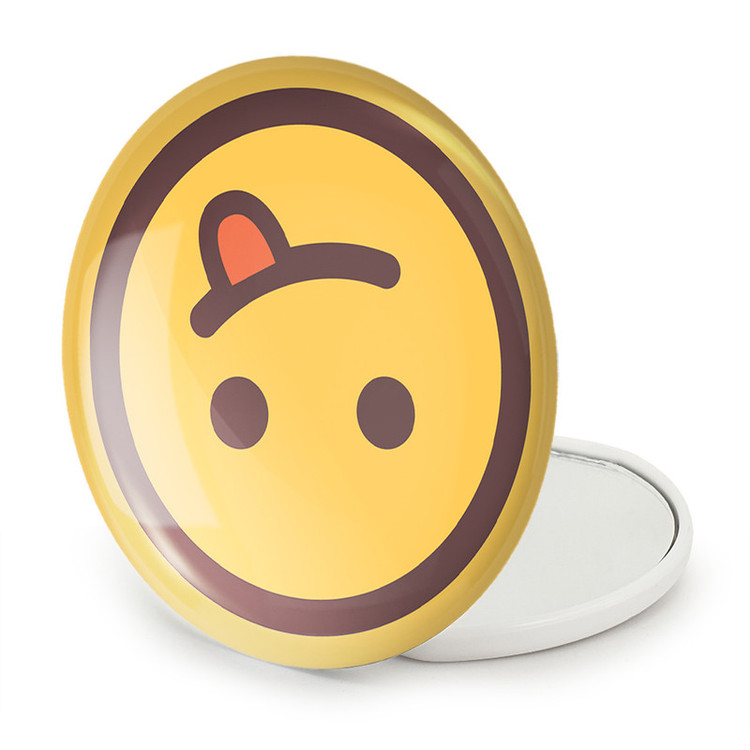 آینه جیبی خندالو طرح ایموجی Emoji مدل تاشو کد 5381