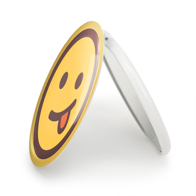 آینه جیبی خندالو طرح ایموجی Emoji مدل تاشو کد 5381