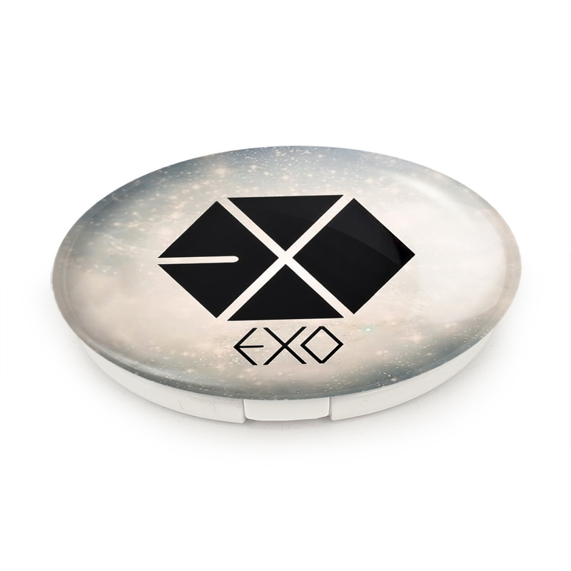 آینه جیبی خندالو طرح گروه اکسو EXO مدل تاشو کد 13653