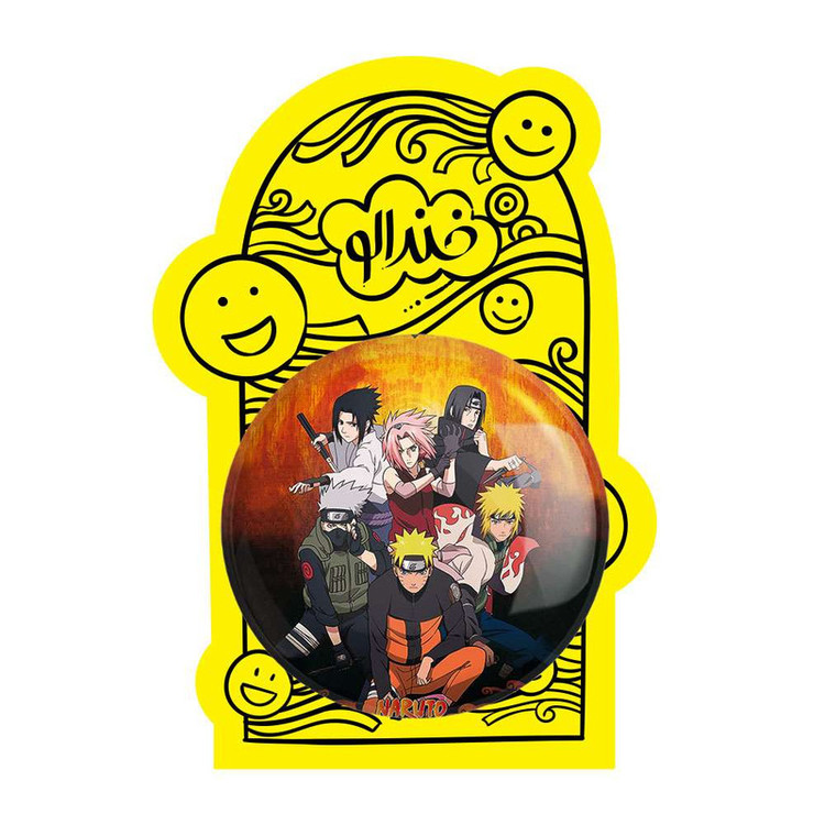 آینه جیبی خندالو طرح انیمه ناروتو Naruto کد 4922