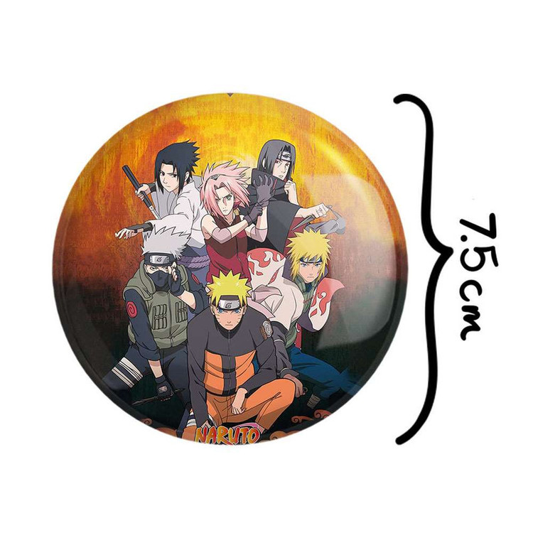 آینه جیبی خندالو طرح انیمه ناروتو Naruto کد 4922