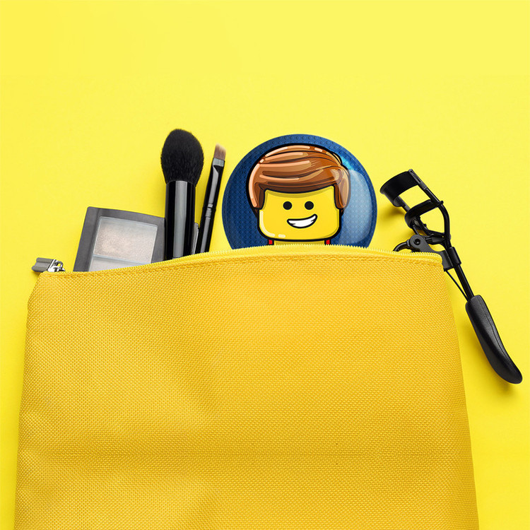 آینه جیبی خندالو طرح انیمیشن لگو LEGO مدل تاشو کد 3761
