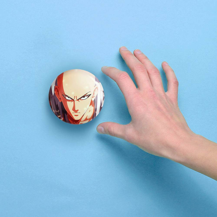 آینه جیبی خندالو مدل سایتاما انیمه مرد تک مشتی One Punch Man کد 11402