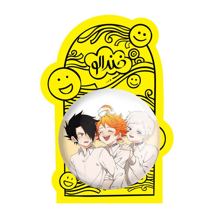 آینه جیبی خندالو مدل انیمه ناکجا آباد موعود Promised Neverland کد 10118