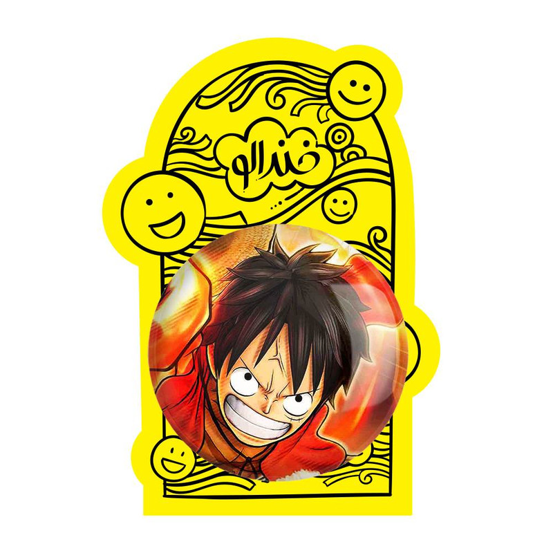 آینه جیبی خندالو مدل لوفی انیمه وان پیس One Piece کد 10537