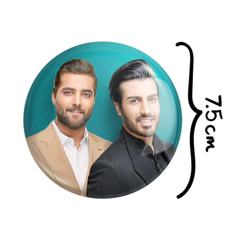 آینه جیبی خندالو مدل ماکان بند کد 2542