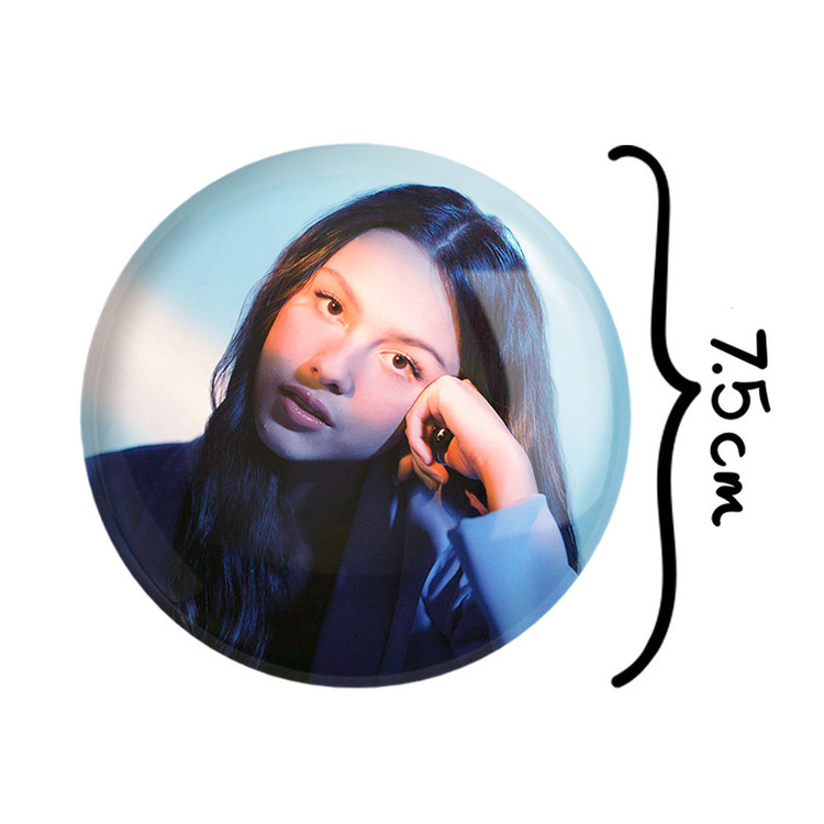 آینه جیبی خندالو مدل اولیویا رودریگو Olivia Rodrigo کد 19257