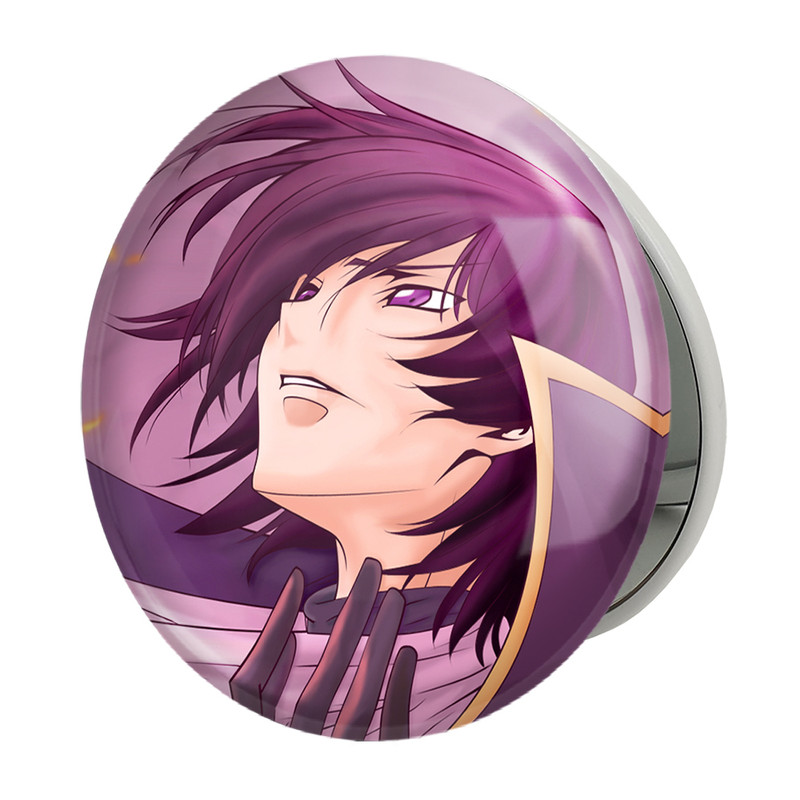 آینه جیبی خندالو طرح لولوش وی بریتانیا انیمه کد گیاس Code Geass مدل تاشو کد 13071