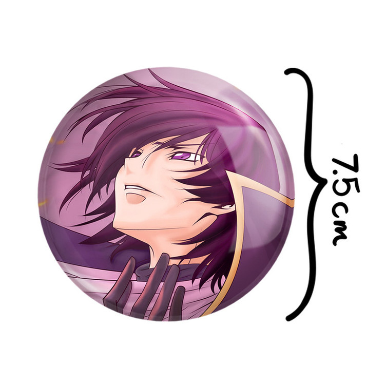آینه جیبی خندالو طرح لولوش وی بریتانیا انیمه کد گیاس Code Geass مدل تاشو کد 13071