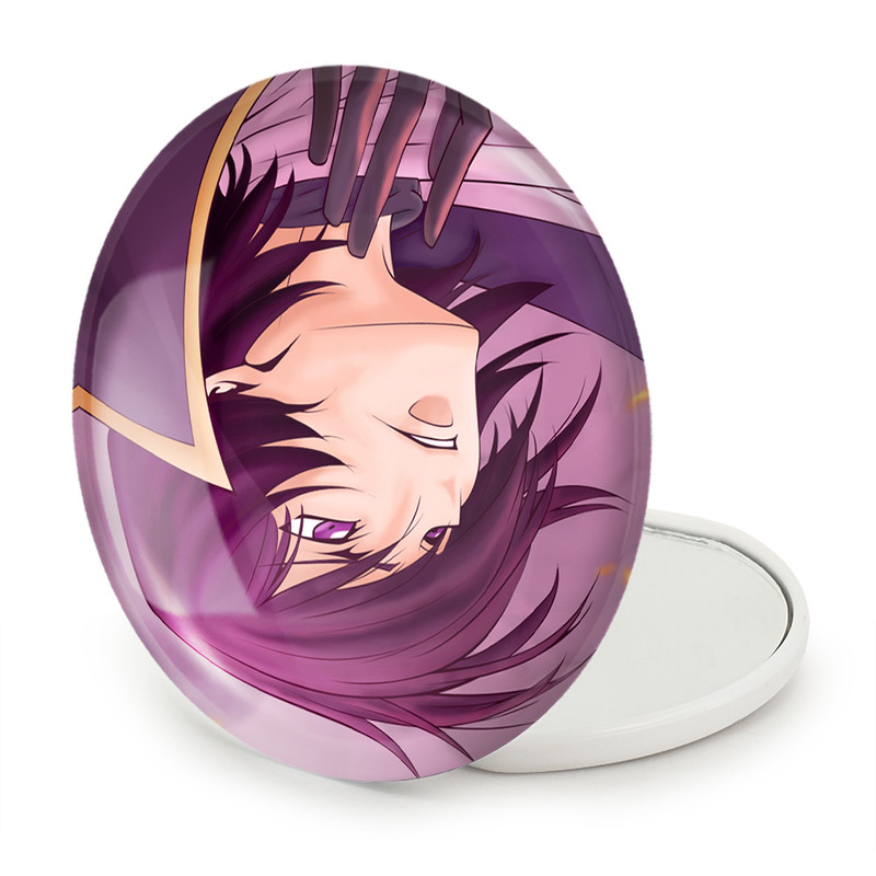 آینه جیبی خندالو طرح لولوش وی بریتانیا انیمه کد گیاس Code Geass مدل تاشو کد 13071