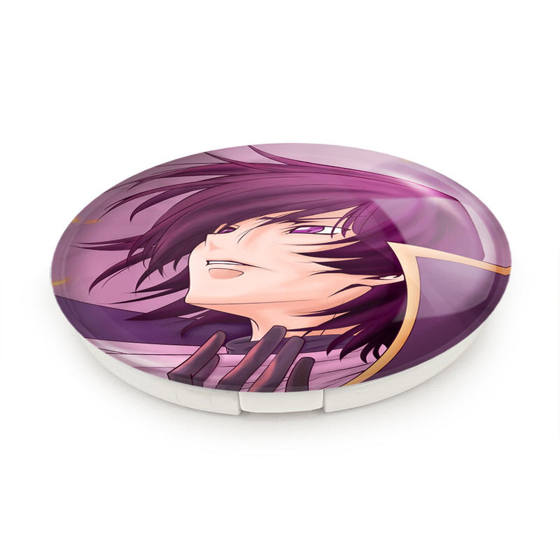 آینه جیبی خندالو طرح لولوش وی بریتانیا انیمه کد گیاس Code Geass مدل تاشو کد 13071