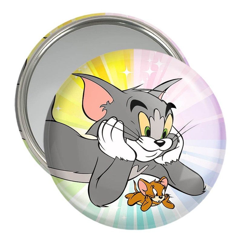 آینه جیبی خندالو مدل تام و جری Tom And Jerry  کد 10729