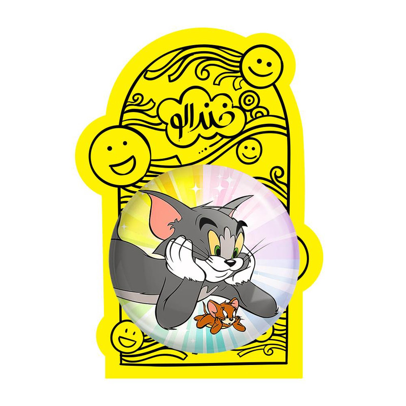 آینه جیبی خندالو مدل تام و جری Tom And Jerry کد 10729