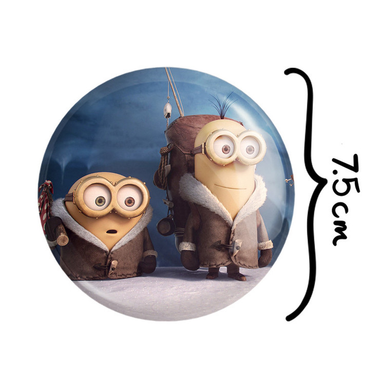 آینه جیبی خندالو طرح مینیون ها Minions مدل تاشو کد 13728