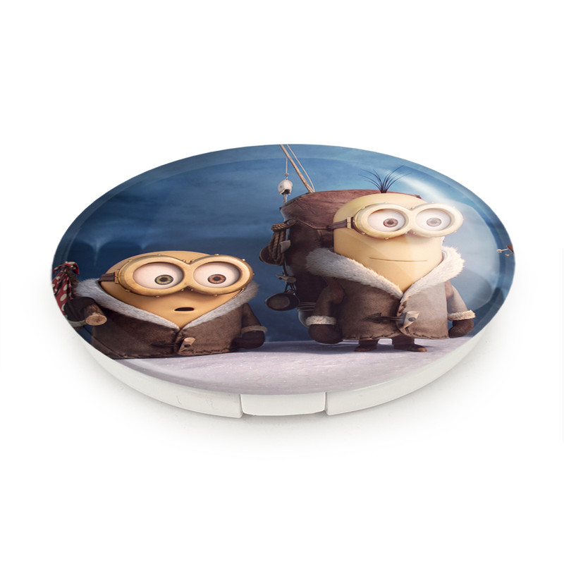 آینه جیبی خندالو طرح مینیون ها Minions مدل تاشو کد 13728