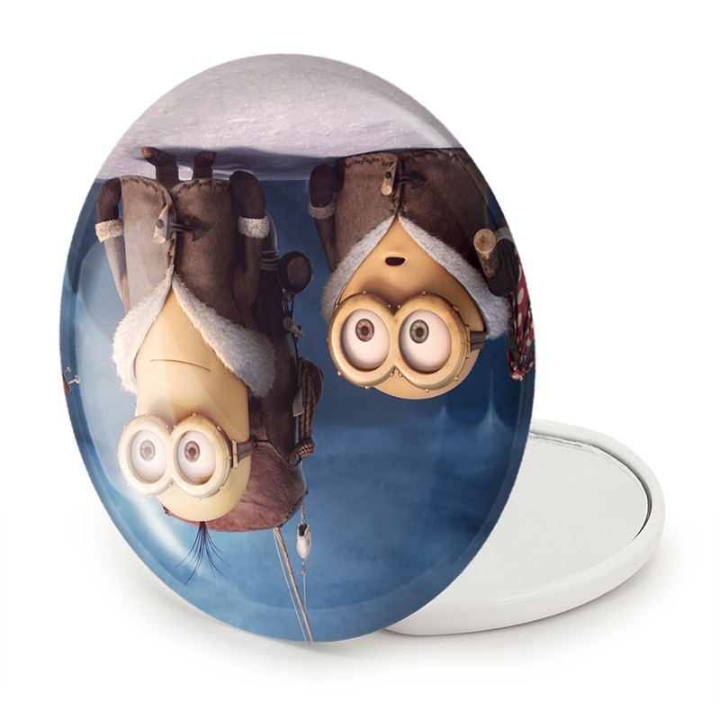 آینه جیبی خندالو طرح مینیون ها Minions مدل تاشو کد 13728