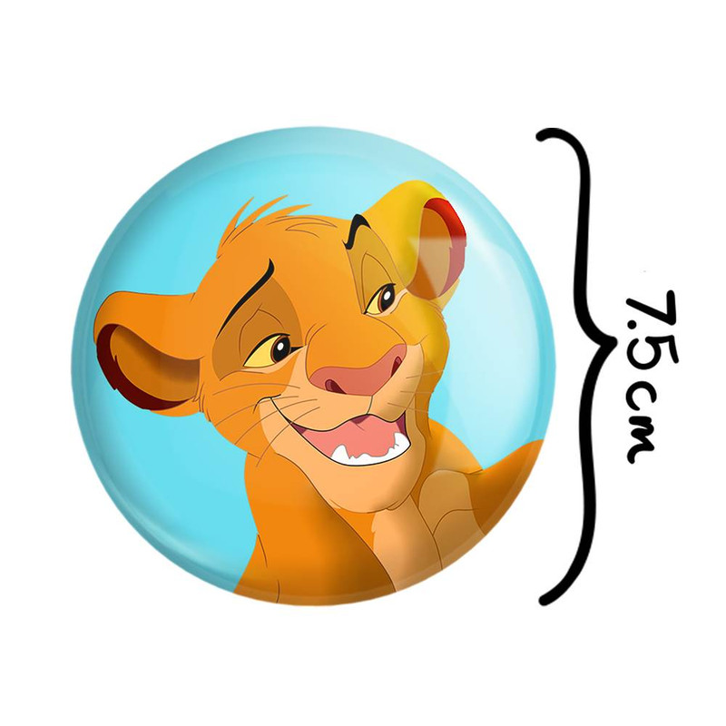 آینه جیبی خندالو مدل شیرشاه Lion King کد 10689