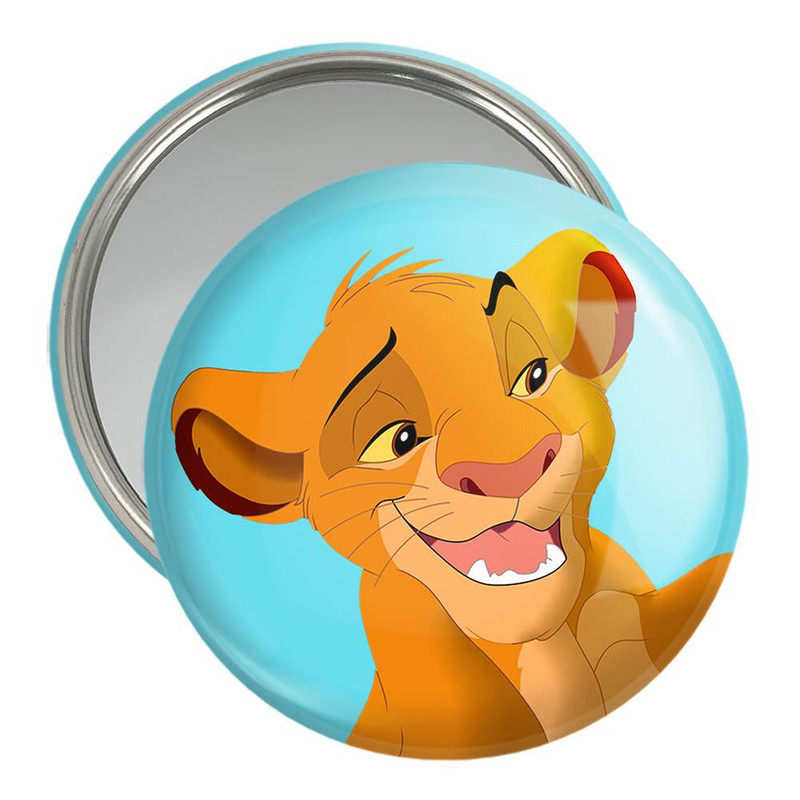 آینه جیبی خندالو مدل شیرشاه Lion King کد 10689