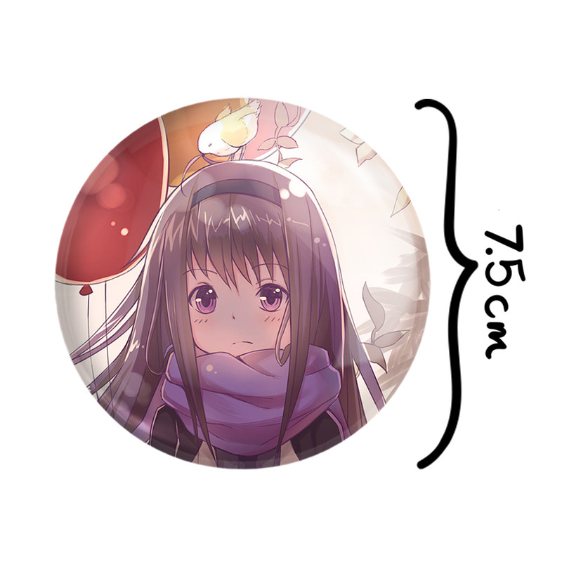 آینه جیبی خندالو مدل همورا انیمه مادوکا مجیکا Madoka Magica کد 18358