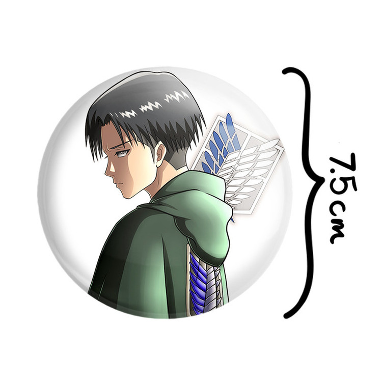 آینه جیبی خندالو مدل لیوای انیمه اتک آن تایتان Attack on Titan کد 18547