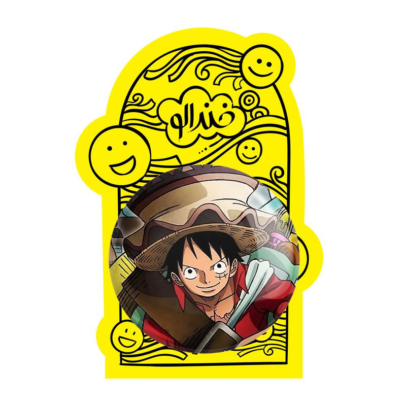 آینه جیبی خندالو مدل انیمه وان پیس One Piece کد 10536