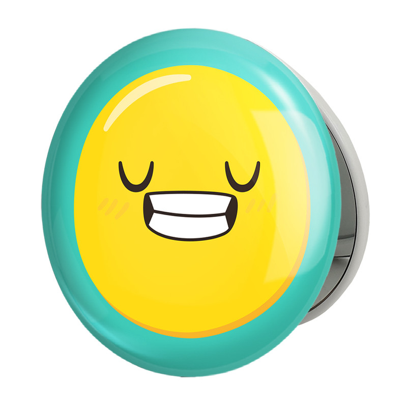 آینه جیبی خندالو طرح ایموجی Emoji مدل تاشو کد 3004