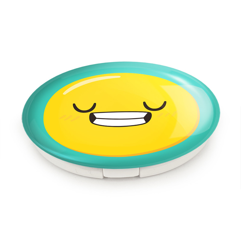آینه جیبی خندالو طرح ایموجی Emoji مدل تاشو کد 3004