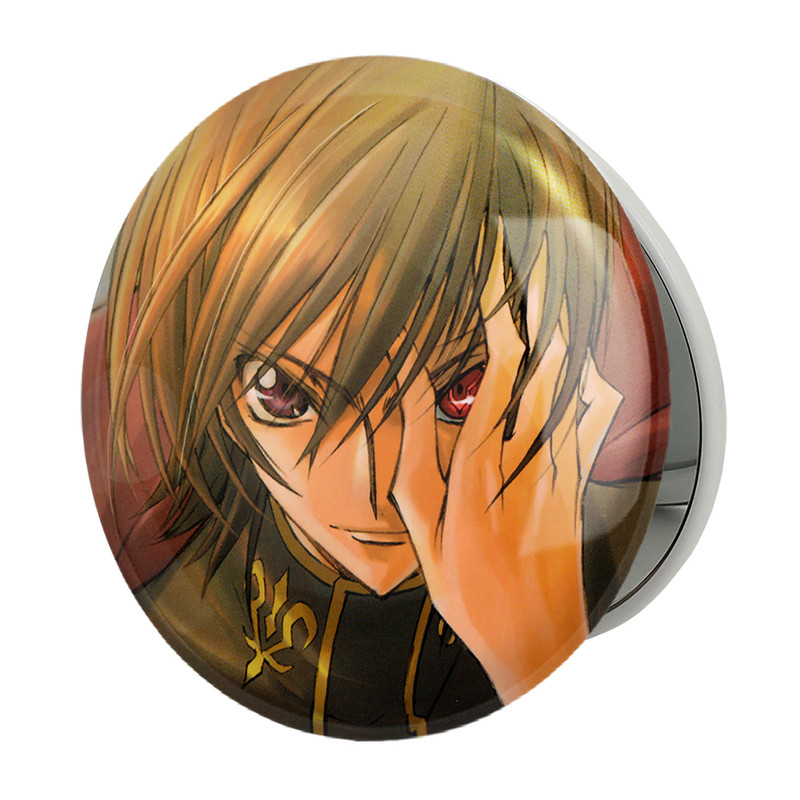 آینه جیبی خندالو طرح لولوش وی بریتانیا انیمه Code Geass مدمدل تاشو کد 13049