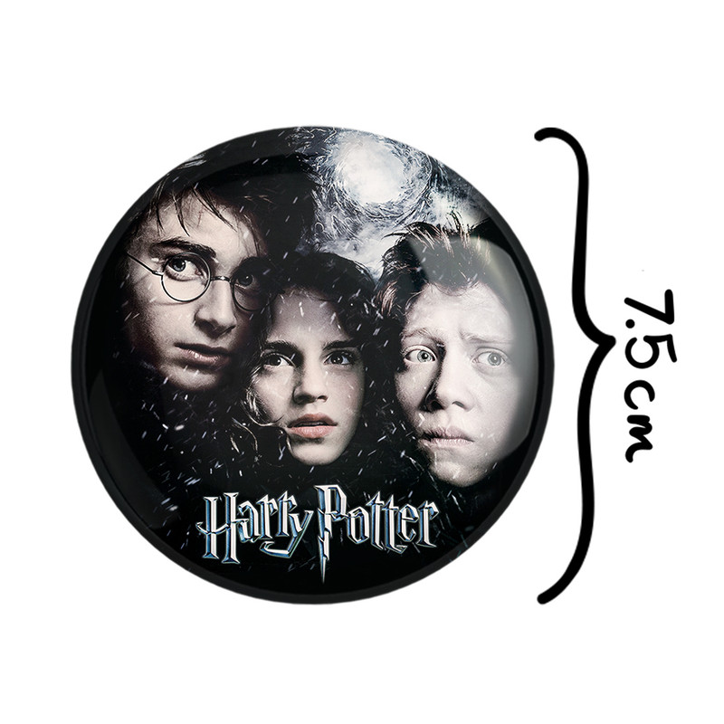 آینه جیبی خندالو طرح رون و هرمیون و هری پاتر Harry Potter مدل تاشو کد 2918