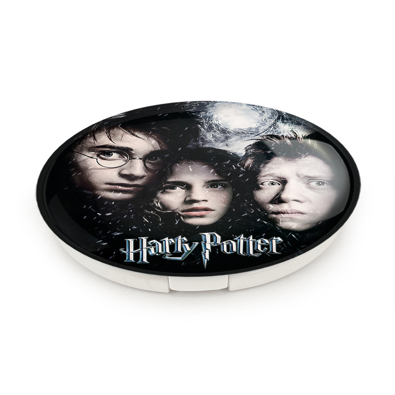 آینه جیبی خندالو طرح رون و هرمیون و هری پاتر Harry Potter مدل تاشو کد 2918