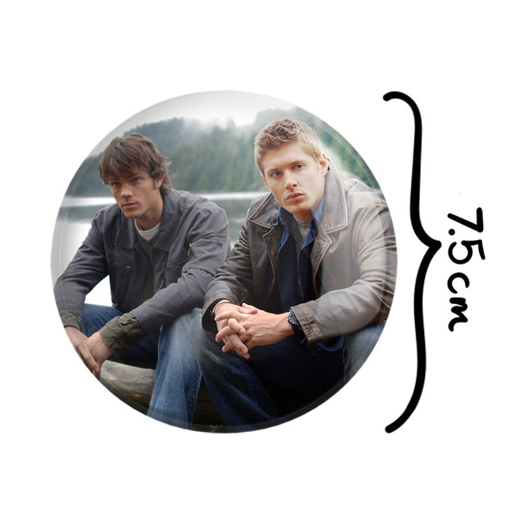 آینه جیبی خندالو مدل سم و دین وینچستر سریال سوپرنچرال Supernatural کد 24510