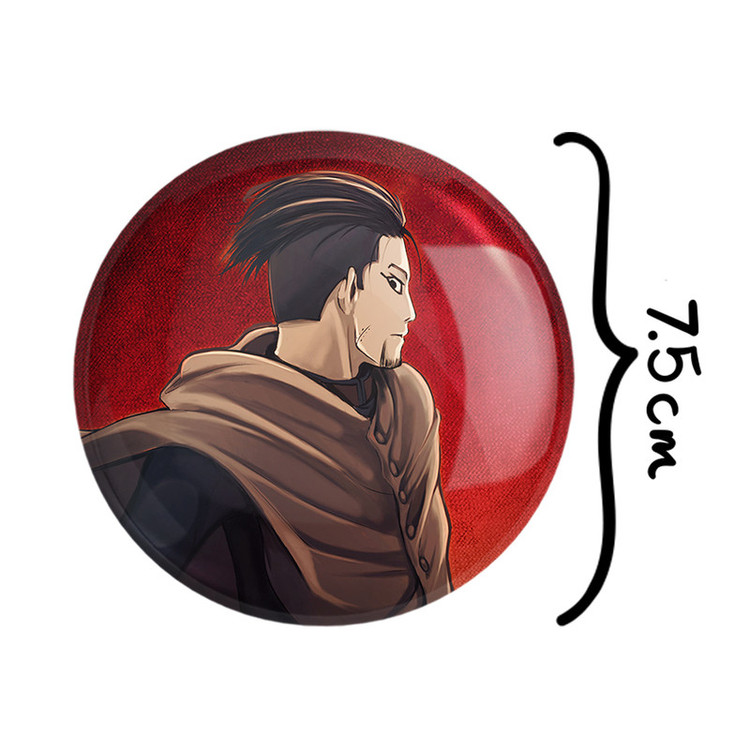 آینه جیبی خندالو مدل هیاکونوسکه انیمه Golden Kamuy کد 23712