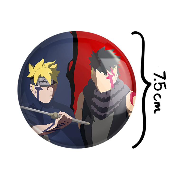 آینه جیبی خندالو مدل بوروتو اوزوماکی و کاواراگی انیمه بوروتو Boruto کد 15738