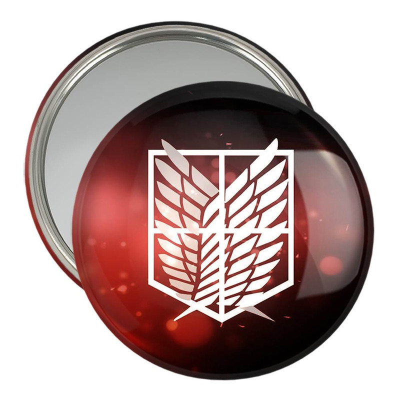 آینه جیبی خندالو مدل بال آزادی انیمه اتک آن تایتان Attack on Titan  کد 10971