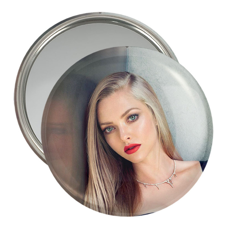 آینه جیبی خندالو مدل آماندا سایفرد Amanda Seyfried  کد 6400
