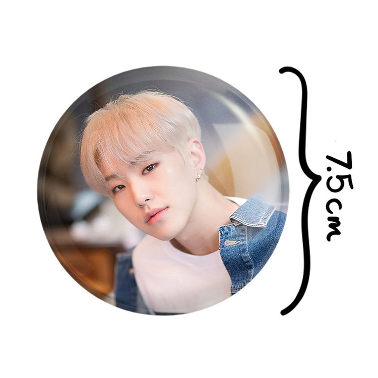آینه جیبی خندالو طرح هوشی گروه سونتین Seventeen مدل تاشو کد 21521