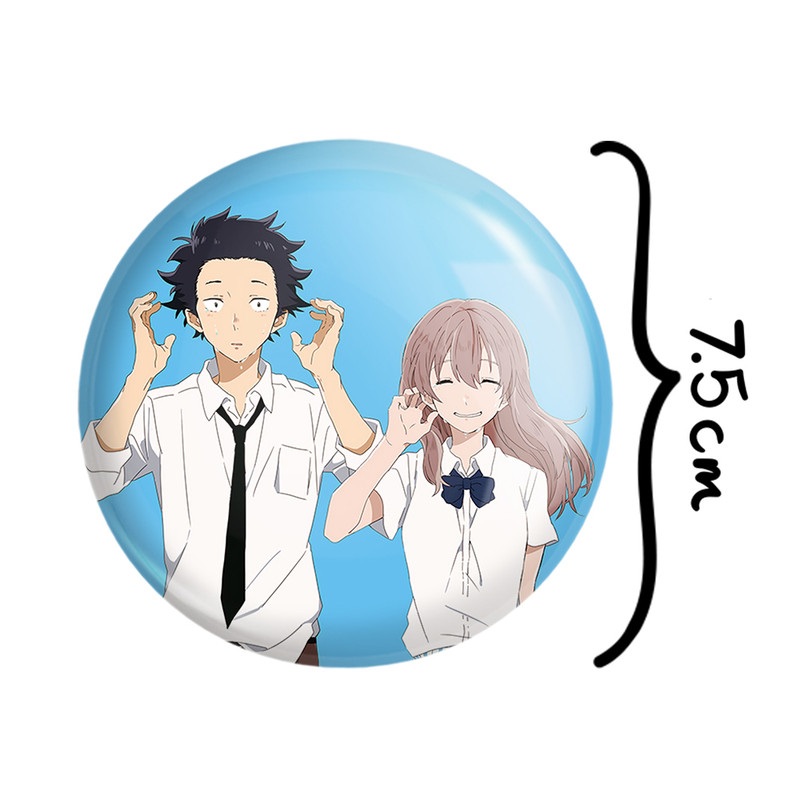 آینه جیبی خندالو مدل شوکو نیشیمیا و شویا ایشیدا انیمه سایلنت ویس A Silent Voice کد 15790