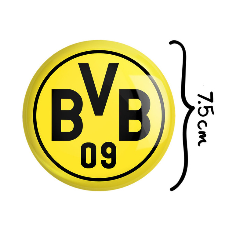 آینه جیبی خندالو طرح باشگاه دورتموند Dortmund مدل تاشو کد 1974
