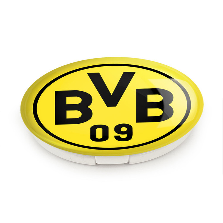 آینه جیبی خندالو طرح باشگاه دورتموند Dortmund مدل تاشو کد 1974