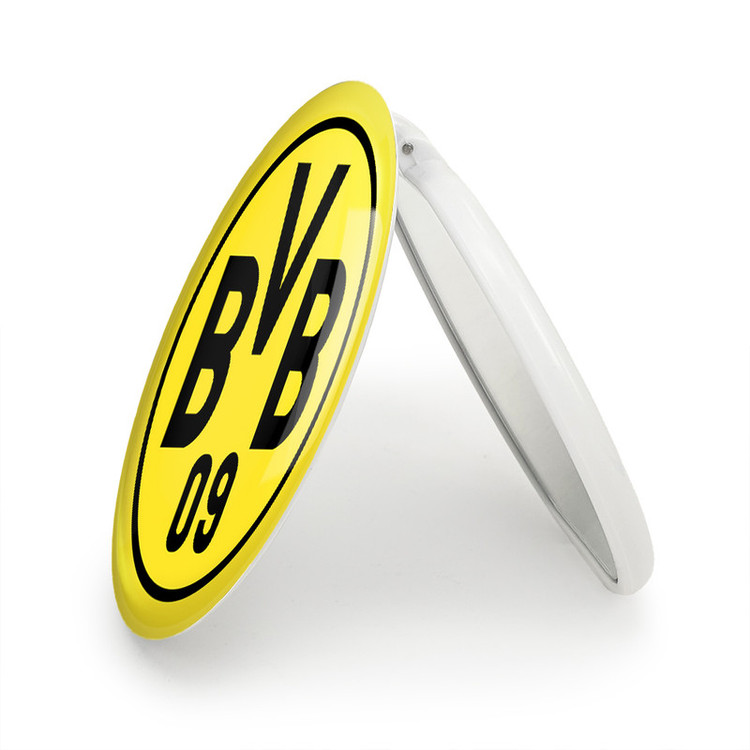 آینه جیبی خندالو طرح باشگاه دورتموند Dortmund مدل تاشو کد 1974