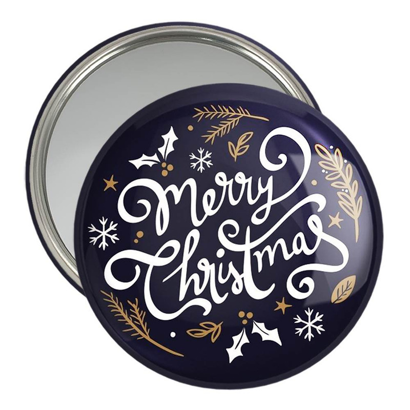 آینه جیبی خندالو مدل کریسمس Christmas کد 22134