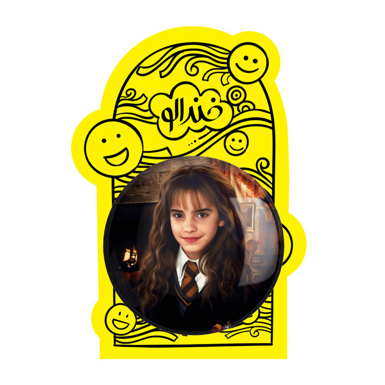 آینه جیبی خندالو طرح هرمیون گرنجر هری پاتر Harry Potter مدل تاشو کد 2919