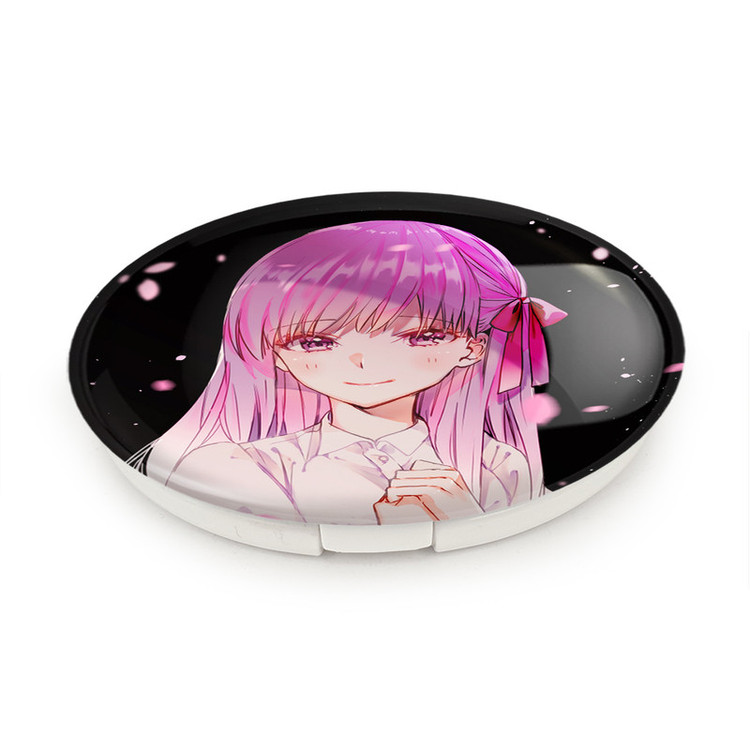آینه جیبی خندالو طرح ساکورا انیمه فیت استی نایت Fate Stay Night مدل تاشو کد 22755
