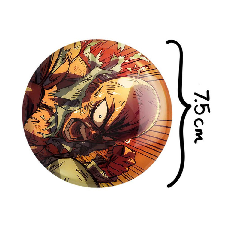 آینه جیبی خندالو مدل سایتاما انیمه مرد تک مشتی One Punch Man کد 11339