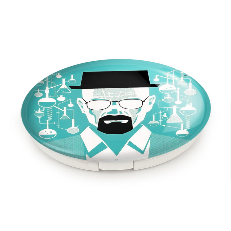آینه جیبی خندالو طرح سریال بریکینگ بد Breaking Bad مدل تاشو کد 13290