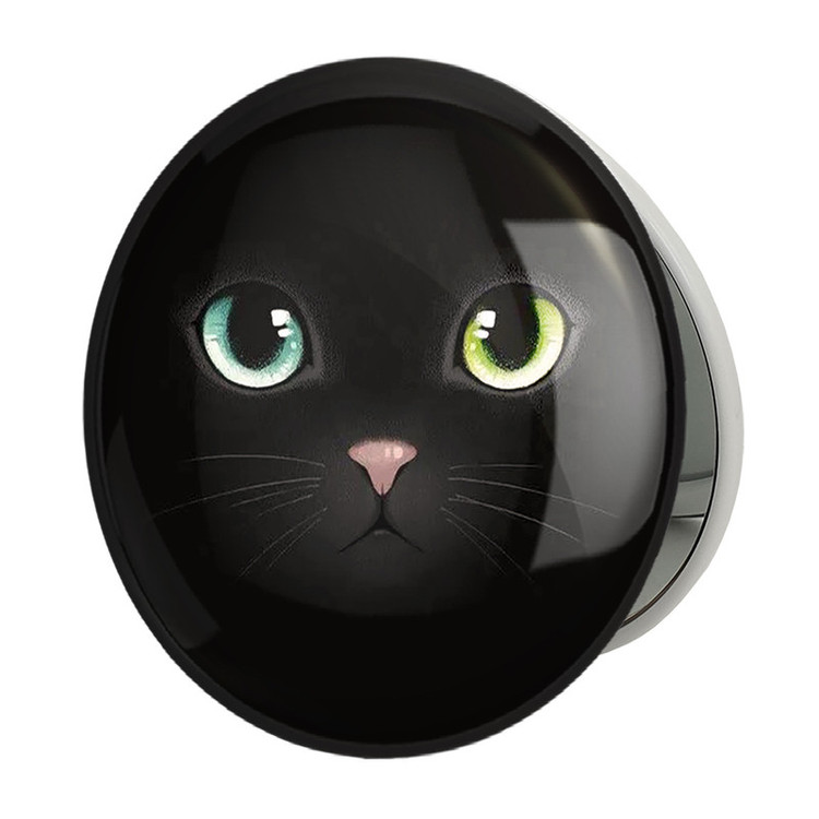آینه جیبی خندالو طرح گربه Cat مدل تاشو کد 23321